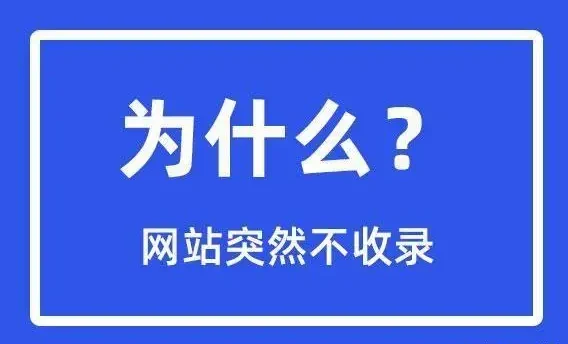 为什么网站突然不收录了